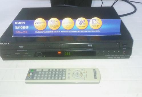 Sony Combi DVD speler/VHS video recorder SLV-D980, Audio, Tv en Foto, Videospelers, Gebruikt, VHS-speler of -recorder, Ophalen of Verzenden