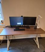 IDASEN IKEA bureau 160x80 beige bruin, Huis en Inrichting, Ophalen, Zo goed als nieuw, Bureau