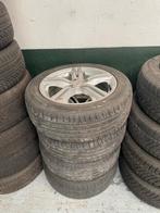 Set velgen met banden 195/55 r16 87V, Ophalen, Gebruikt, 16 inch, Banden en Velgen