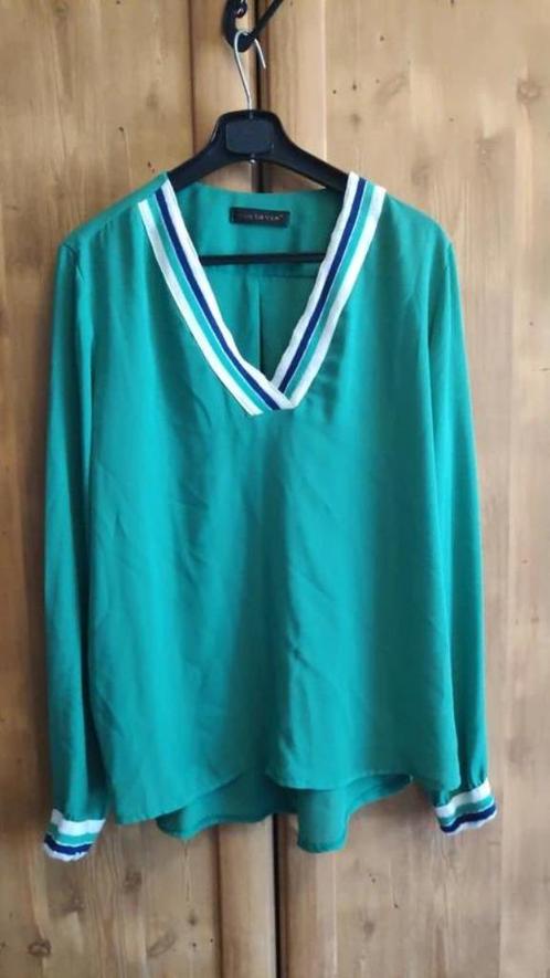 groene blouse Vie Ta Vie T3, Kleding | Dames, T-shirts, Zo goed als nieuw, Groen, Ophalen of Verzenden