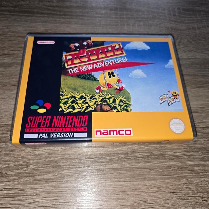 Pac-Man 2 SNES Game Case, Games en Spelcomputers, Games | Nintendo Super NES, Zo goed als nieuw, Verzenden