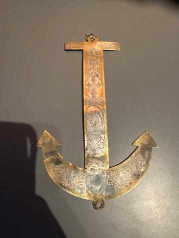 Antiek Anker Devotie-object, zilver, antiek, geloof, kerk beschikbaar voor biedingen