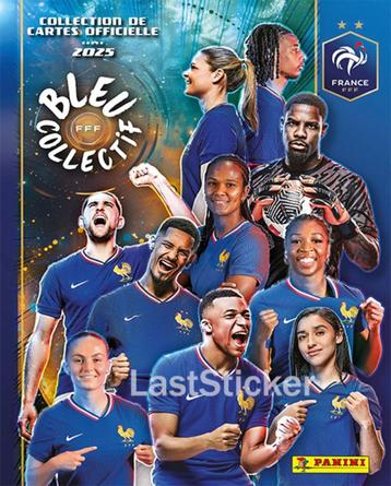 Bleu collectif FFF 2025 - Panini cartes à échanger/vendre beschikbaar voor biedingen