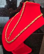Prachtige verguld gouden ketting en armband Nieuw, Enlèvement ou Envoi, Or, Or