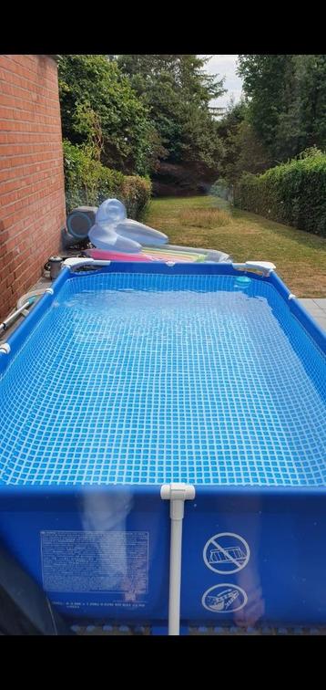 Piscine Intex 260x160x65 + pompe + bâches + accessoires, 200 à 400 cm, Moins de 200 cm, Enlèvement, Utilisé
