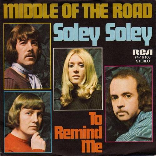 Middle Of The Road ‎– Soley Soley '7 Nieuw, Cd's en Dvd's, Vinyl Singles, Zo goed als nieuw, Single, Pop, 7 inch, Ophalen of Verzenden