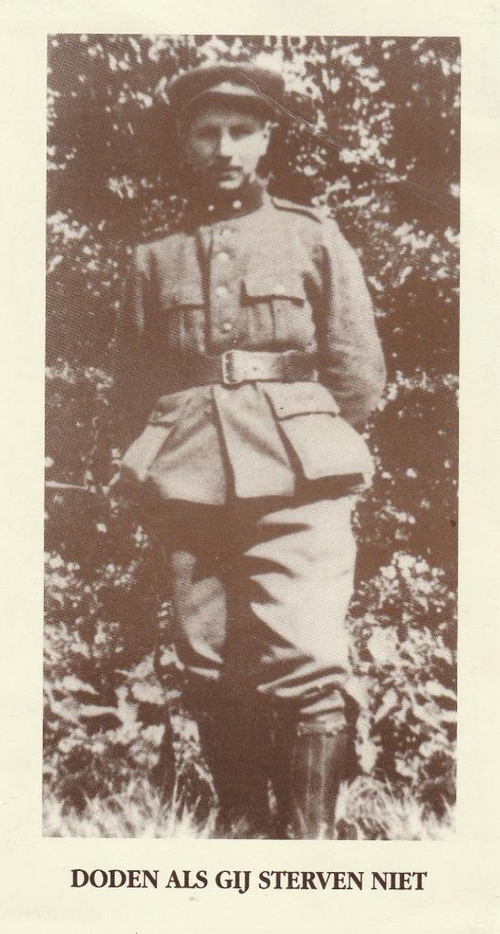 Herdenkingskaart Firmin Deprez 1890-1916, Verzamelen, Militaria | Algemeen, Ophalen of Verzenden