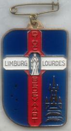 Speldje - Diocesane  bedevaart Lourdes - Limburg - als nieuw, Collections, Religion, Comme neuf, Bijoux, Enlèvement ou Envoi, Christianisme | Catholique
