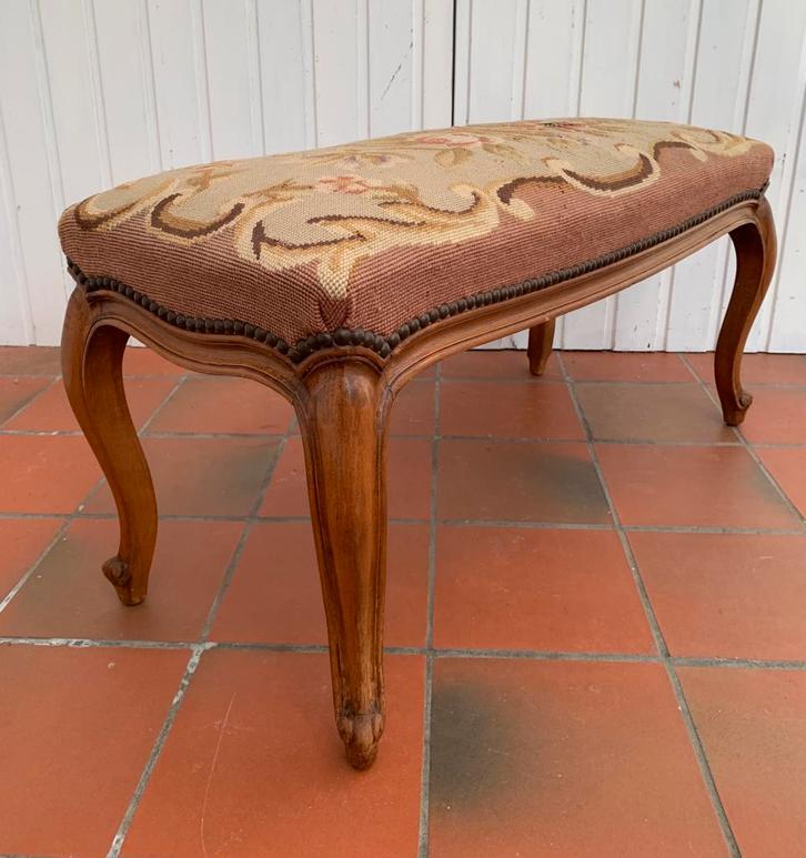 Vintage bedset/nachtkastje, Huis en Inrichting, Zetels | Voetbanken en poefs, Gebruikt, Hout, Ophalen