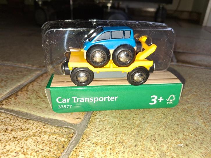 BRIO Autotransporter met oprijplaat - 33577, Kinderen en Baby's, Speelgoed | Houten speelgoed, Gebruikt, Overige typen, Ophalen