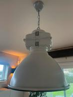 Lampe suspendue industrielle blanche, Maison & Meubles, Lampes | Suspensions, Comme neuf, Enlèvement