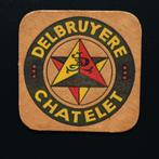 Delbruyere Chatelet sous-bock bierviltje bierdeckel coaster, Enlèvement ou Envoi, Sous-bock