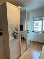 Kleerkast met schuifdeur en spiegel, Ophalen, Met deur(en), 200 cm of meer, 150 tot 200 cm