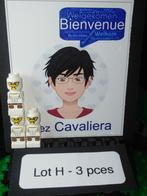 Lot H: 3 microfiguren van Lego Games Mino White Gladiators, Ophalen of Verzenden, Zo goed als nieuw, Losse stenen, Lego