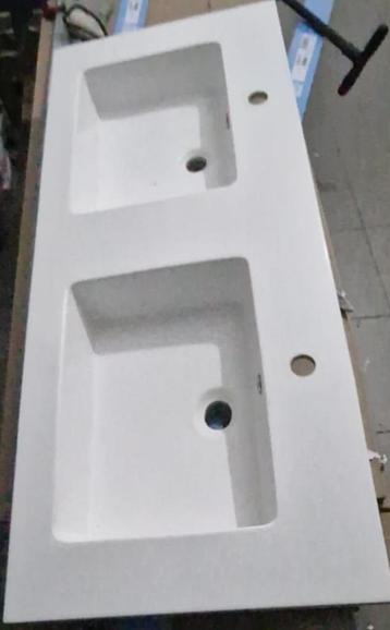 À vendre : magnifique lavabo double en composite, Enlèvement ou Envoi, Comme neuf, Lavabo