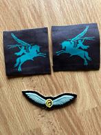WO2 Britse set repro badges Pegasus para glider, Embleem of Badge, Ophalen of Verzenden, Landmacht