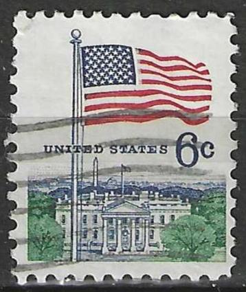 USA 1970 - Yvert 896 - Witte Huis en vlag (ST)