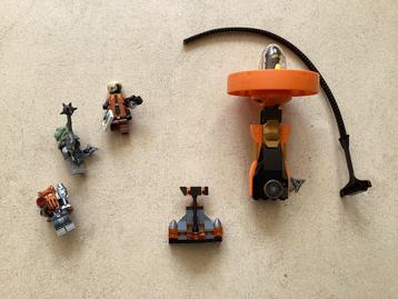 Toupie lego Ninjago + 3 personnages beschikbaar voor biedingen