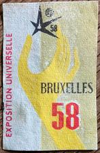 EXPO 1958 BRUXELLES ancienne étiquette, Collections, Enlèvement ou Envoi, Comme neuf, Autres types
