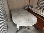 Vintage, retro Carara marmer tafel, Huis en Inrichting, Tafels | Eettafels, Ophalen, Zo goed als nieuw