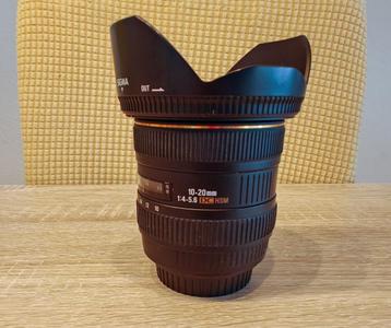 Prachtige Sigma 10-20mm f/3.5 EX DC HSM groothoek lens Canon beschikbaar voor biedingen