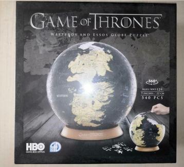 Game of Thrones GLOBE puzzel Westeros and Essos (NIEUW), Enlèvement ou Envoi, 500 à 1500 pièces, Neuf, Rubik's Cube ou Puzzle 3D