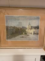 Schilderij van Maastricht uit 1951, Ophalen