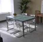 Table à manger en chrome/verre 85 x 135 Ikea Thorsby, Maison & Meubles, Tables | Tables à manger, 100 à 150 cm, Cinq personnes ou plus