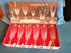12 kristallen champagneglazen Cristal d' Arques Pompadour,, Ophalen