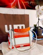 Ninon leren tas van raffia en Lancel in rundleer NIEUW, Handtassen en Accessoires, Tassen | Damestassen, Ophalen, Nieuw, Wit, Overige typen