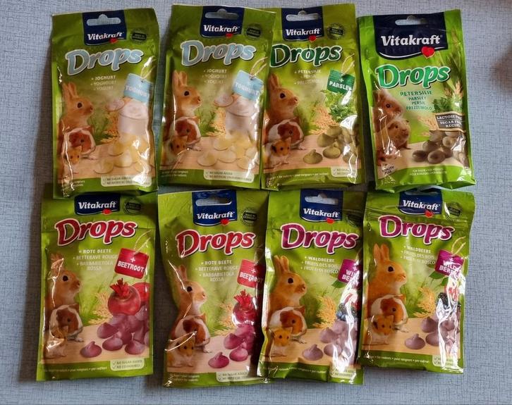 Vitakraft dropt konijnenvoer, knaagdier, Dieren en Toebehoren, Knaagdieren en Konijnen | Toebehoren, Nieuw, Overige typen, Ophalen of Verzenden