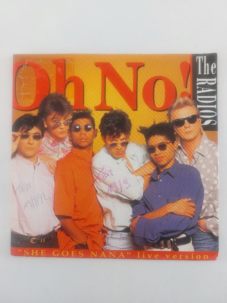 The Radios - Oh No ! / She Goes Nana-Live Versioen (1992), Ophalen of Verzenden, Pop