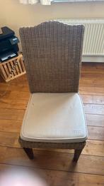 Zes stoelen riet, Huis en Inrichting, Ophalen, Gebruikt, Bruin, Riet of Rotan