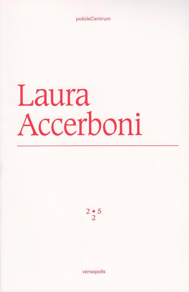 2016 - Laura Accerboni, Boeken, Gedichten en Poëzie, Nieuw, Eén auteur, Verzenden