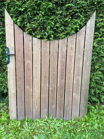 Tuinpoort metaal/hout  beschikbaar voor biedingen