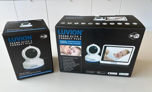 Luvion Grand Elite 3 Connect Plus, Kinderen en Baby's, Babyfoons, Zo goed als nieuw, 250 meter of meer, Camera, Digitaal, Terugspreekfunctie