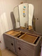 antieke dressoir met klapspiegel, Ophalen, Gebruikt, Met lade(s)