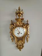 Brons vuurvergulde cartelklok ' japy frères ' 65 cm, Antiek en Kunst, Antiek | Klokken, Ophalen