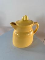 Vintage theepot HBCM Frankrijk, Huis en Inrichting, Woonaccessoires | Vazen, Zo goed als nieuw, Geel