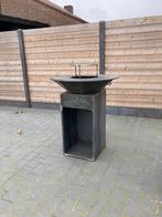 Vuurschaal hout barbecue plancha, Tuin en Terras, Ophalen, Zo goed als nieuw