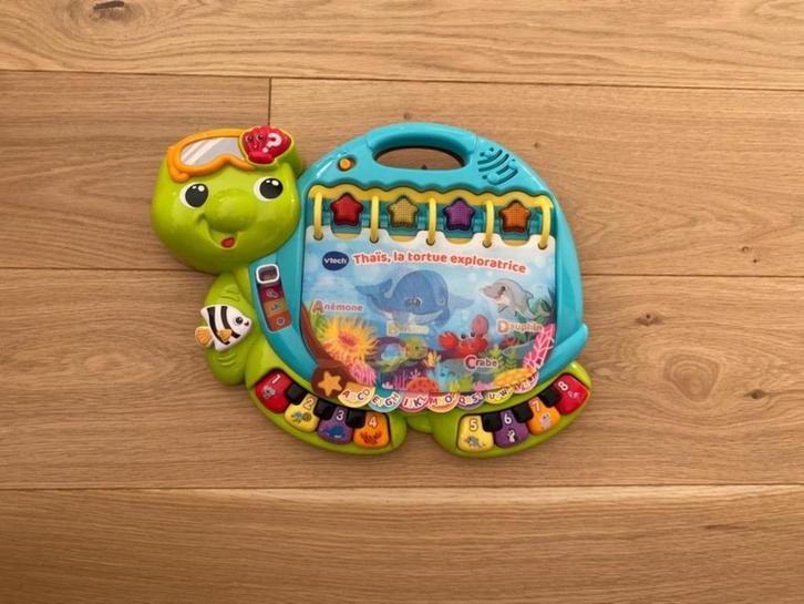 Thaïs, de Vtech-ontdekkingsschildpad, Kinderen en Baby's, Speelgoed | Vtech, Zo goed als nieuw, 6 maanden tot 2 jaar, Ophalen of Verzenden