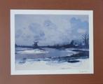 ALBERT SAVERYS / MOLEN AAN DE LEIE / KLEUROFFSET / 70x85cm, Ophalen of Verzenden