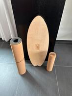 Indoor balance board WAVE + mat + rol hout/kurk nieuw!, Sport en Fitness, Ophalen