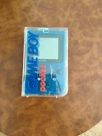 Nintendo GameBoy Pocket Blauw in plastic beschermdoos, Games en Spelcomputers, Spelcomputers | Nintendo Game Boy, Ophalen of Verzenden