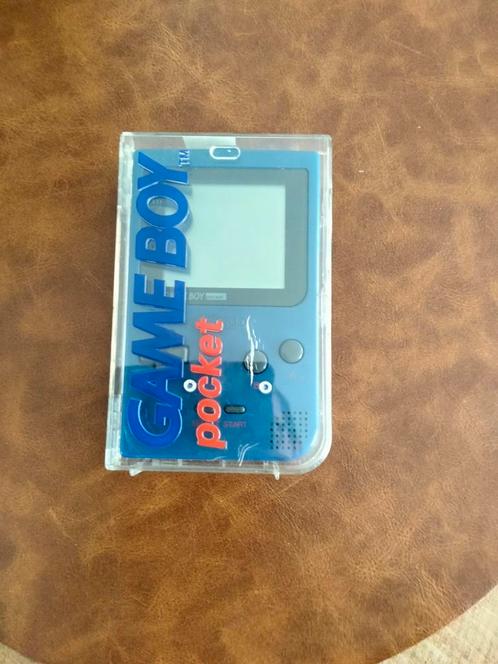 Nintendo GameBoy Pocket Blauw in plastic beschermdoos, Games en Spelcomputers, Spelcomputers | Nintendo Game Boy, Gebruikt, Game Boy Pocket