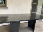 Granieten tafel, Huis en Inrichting, Tafels | Eettafels, Ophalen, 100 tot 150 cm, 200 cm of meer, Zo goed als nieuw
