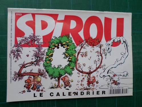 Calendrier Spirou 2002 – hebdomadaire n° 3323 du 19/12/2001, Collections, Personnages de BD, Comme neuf, Autres types, Gaston ou Spirou