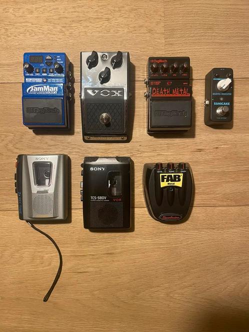 Vends lot de pédales (looper, overdrive, distorsions, ...), Muziek en Instrumenten, Effecten, Zo goed als nieuw, Chorus, Distortion, Overdrive of Fuzz