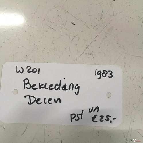 Mercedes W201 1983 Interieurdelen, Auto-onderdelen, Interieur en Bekleding, Gebruikt, Ophalen of Verzenden