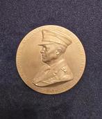 Médaille Eisenhower général Ardennes Bastogne Fonson belge, Timbres & Monnaies, Pièces & Médailles, Enlèvement ou Envoi, Bronze